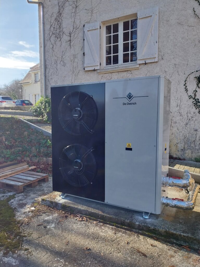 POSE POMPE A CHALEUR DE DIETRICH HAUTE TEMPERATURE 20 KW